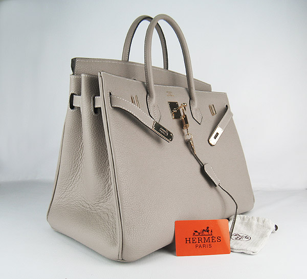 Replica Hermes Birkin 40CM Togo Bag Grey 6099 Online